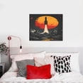 thumbnail image 4 of Naloa Retro Space Rocket Launch Print Canvas Bathroom Wall Art,Bathroom Wall Art Decoration, Canvas Poster Prints,Decorative Paintings for Living Room, Bathroom, Kids Room, 4 of 6