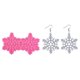 thumbnail image 5 of 5 Pendientes molde de silicona colgante de copo de nieve pendientes molde para decoración del hogar, 5 of 5