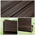 thumbnail image 2 of LazBlinds Cordless Bamboo Roman Shades, Privacy Blinds for Interior Windows, Room Darkening Roll Up Bamboo Blinds for Home & Patio, 42.5" W x 64" H, BDP-Espresso, 2 of 6