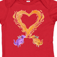 thumbnail image 4 of Inktastic Fire Heart Dragons Boys or Girls Baby Bodysuit, 4 of 5