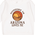 thumbnail image 3 of Inktastic Someone in Arizona Loves Me Toddler Sweatshirt, 3 of 4