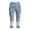 Cosmos Lace, variant on CBASIHI Womens Floral Denim Capri Leggings with Pockets- Elastic High Waisted Tummy Control Workout Casual Fitness Yoga Pants Chamomile Size S-3XL