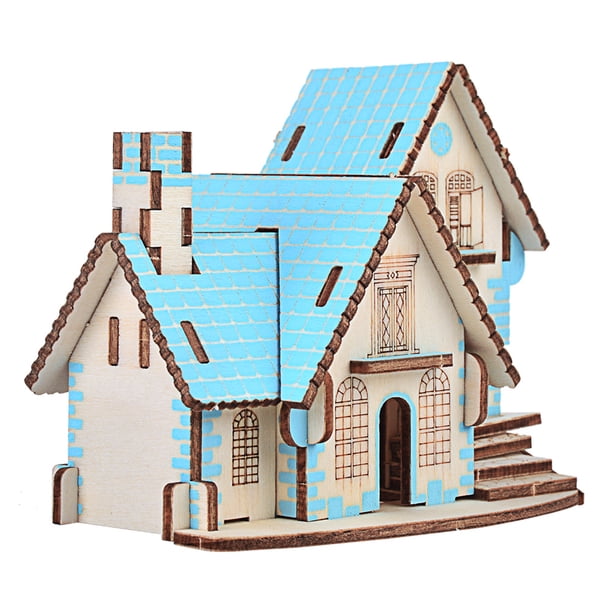 Kits De Construcción De Maquetas, Rompecabezas 3D, Casa De , Modelo De Construcción, Casa De Muñecas, Rompecabezas Para Niños, Kit De Casa De Muñecas De , Kit De Manualidades