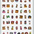 thumbnail image 4 of 35pcs-50pcs Cartoon Stickers Pirate Stickers Skull Stickers Treasure for Luggage Fridge, 4 of 9