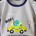 thumbnail image 4 of TOWED22 Toddler Boy Clothes Baby Boys Summer Outfits Patchwork Short Sleeve T-Shirt Shorts Set Summer Clothes Set 12M-5T Grey,12-18 M, 4 of 4