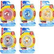 Jakks Sonic The Hedgehog Sonic Booster Sphere 2" Action Figure- 5 PCS
