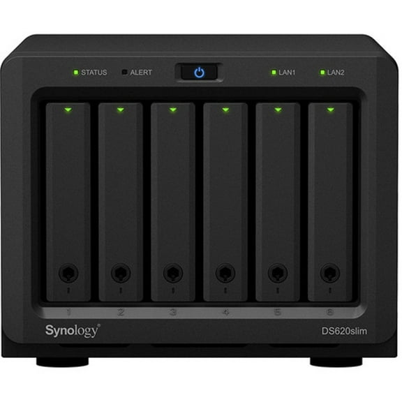 Synology DiskStation DS620slim 6-Bay NAS Enclosure, Black