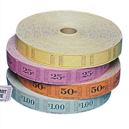 (Price/Roll)S&S Worldwide Single Roll Tickets - 50 Cents
