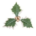 thumbnail image 4 of 20 Bayas Artificiales Verdes de Invierno para Manualidades Navideñas | Dorado | 14X14Cm | Decoración de Mesa | Paquete de 20, 4 of 6
