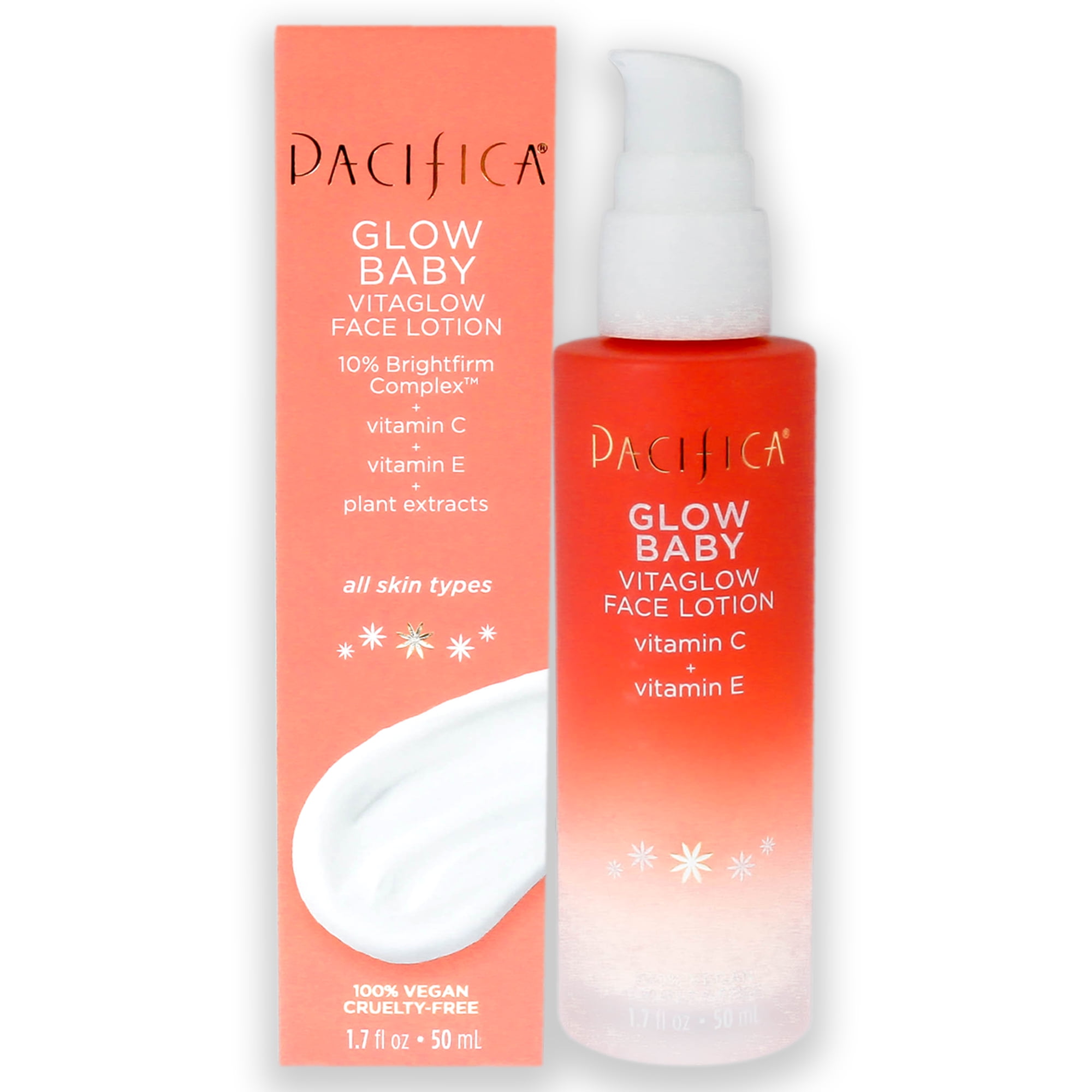 Pacifica Glow Baby VitaGlow Face Lotion, 1.7 oz Lotion