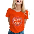 thumbnail image 2 of Womens Graphic T Shirts Printed Round Neck Short Sleeve Casual T Shirt Tops Summer Tops, 2 of 6