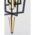 thumbnail image 2 of Maxim Wings 4-Light Pendant - Black / Satin Brass - 11654BKSBR, 2 of 5