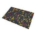 thumbnail image 3 of RYLABLUE Tapis de Bain Doux floral Antidérapant Tapis de Bain 30x18 Pouces, 3 of 3