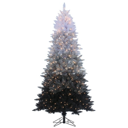 Sterling 7.55Ft. Vintage Black Ombre Spruce with 600 clear