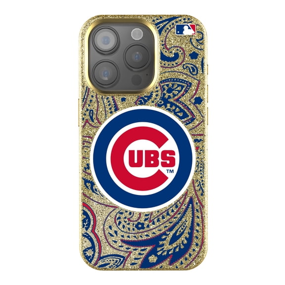 Keyscaper Chicago Cubs Paisley Bling iPhone Case