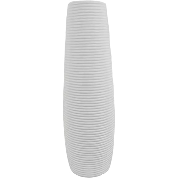 ABPETE Tall Floor Vase 30 Inch Modern Minimalist Decorative Vase for Living Room Entryway Corner Farmhouse Home Decor- White