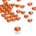 thumbnail image 2 of Uxcell 2880 Pcs Hotfix Rhinestones Flatback Crystal Glass Gems SS10 2.9mm Orange, 2 of 5
