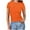 Orange, variant on Blouses for Women Women Sexy Short Sleeve Sequins Loose Polluer Solid V Neck Blouse Shirt Plus Size Womens Tops Short Sleeve Shirts for Women