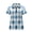 Blue Argyle Pattern, variant on FUIALDOLG American Flag 250 Design Tennis Short Sleeved Shirt for Golf Outdoor Sports, Quick Dry Polyester Golf Pullover Soft 1/4 Zip Golf Shirt