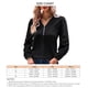 thumbnail image 1 of Suéter con cremallera para mujer, suéter con cuello en V, suéter casual ajustado, suéter superior elaborado por expertos, 1 of 6