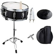 ADM 14"X 5.5" Student Snare Drum Set, Kids Snare Drum Beginner Kit with Stand, Drum Mute Pad, Strap, Drum Sticks, Drum Keys