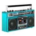 thumbnail image 4 of Radiocasetera QFX Turquesa Bluetooth con Conversión a MP3 y Ecualizador de 3 Bandas Am/Fm, 4 of 9
