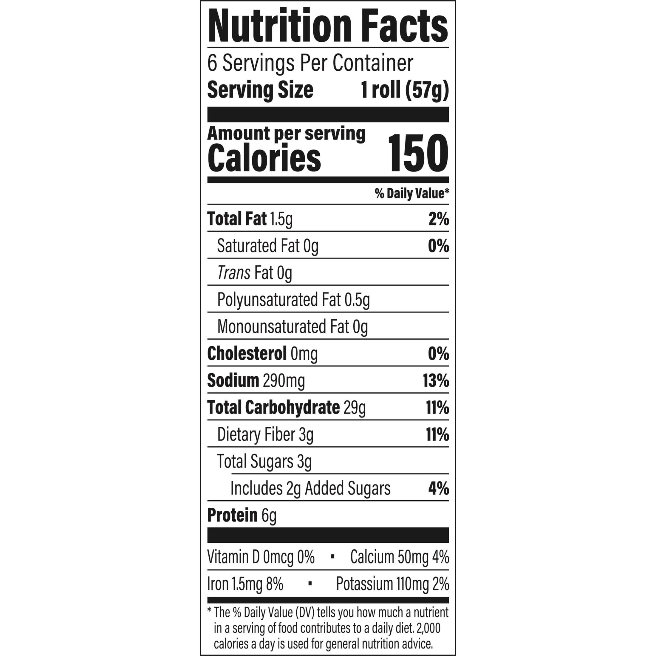 Arnold Sandwich Thins Honey Wheat Rolls, 6 count, Pre-sliced Sandwich Thins, 12 oz Tray