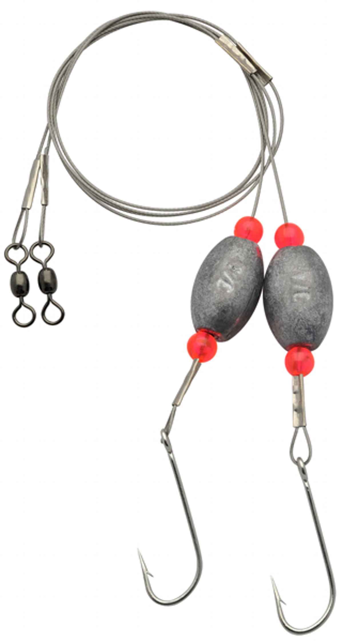 (2 pack) Eagle Claw Ready Rig L1025-2 with 2 oz. Sinker