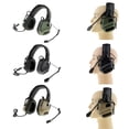 thumbnail image 4 of Auriculares Tácticos Sunnimix Auriculares Comunicación Militares Audífonos tácticos Verde, 4 of 8