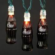 Kurt Adler 10-Light Plastic Coke Bottle Light Set