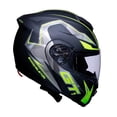 thumbnail image 2 of Casco moto talla M certificado bluetooth amarillo, 2 of 10