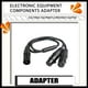 thumbnail image 2 of Bearachild Cable a doble de 3 pines, conector de amplificador de Audio, suministros de adaptador de componente de equipo eléctrico electrónico Cables de audio/vídeo, 2 of 6