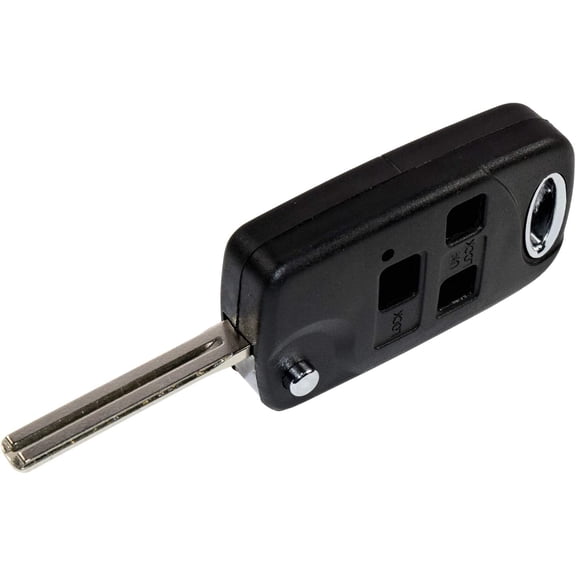 HQRP Upgrade Remote Flip Folding Key Fob Shell Case Keyless Entry W/ 3 Buttons for Lexus SC400 SC430