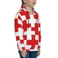thumbnail image 3 of Lsque Red Cross 1 Patten Youth Hoodie Sweatshirt Pullover with Kangaroo Pocket Boys and Girls Hoodie Warm Hoodie for Kids-Large, 3 of 6