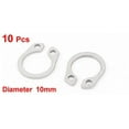 thumbnail image 2 of 10pcs 304 Stainless Steel External Circlip Retaining Shaft Snap Rings 10mm, 2 of 2