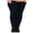 Black, variant on QUOTAY Women Solid Plus Size Over Knee Socks Extra Long Extra Thick Thigh High Womens Socks Tall Stockings Casual Wear B,A