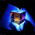 thumbnail image 4 of Advancent Cubo óptico de cristal de ciencia, luz brillante hexaédrica para el hogar, cubos de seis lados para física, herramienta de enseñanza de Decoración del hogar 20x20x20mm Advancent HA084406-04, 4 of 6