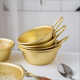 thumbnail image 3 of PIX-LINK Cuencos de vino tradicionales coreanos de arroz crudo coreano, plato de sopa de senderismo, 4,9 pulgadas, 3 unidades, cuenco de cocina amarillo de aluminio PIX-LINK Utensilios de vino, 3 of 6