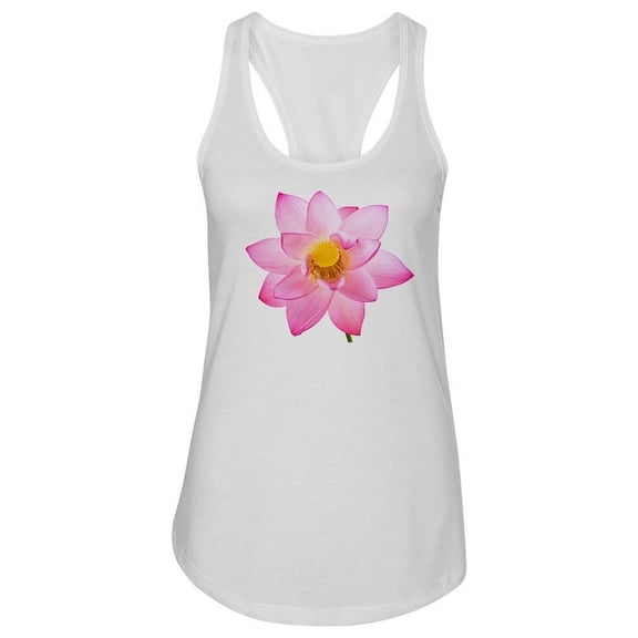 Pink Water Lily Lotus Flower Tank Women -Image by Shutterstock, Female x-Small