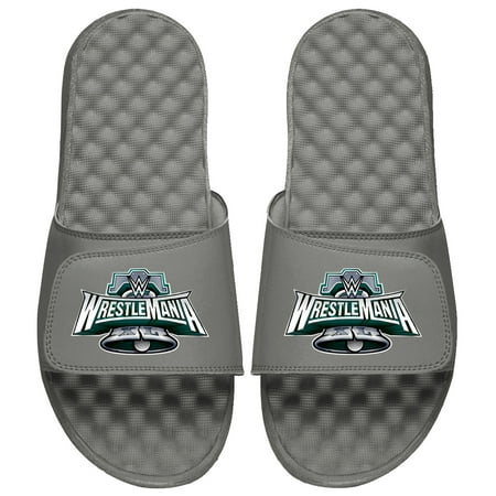 

Youth ISlide Gray WrestleMania 40 Logo Slide Sandals
