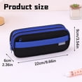 thumbnail image 3 of Ngxiha Large Capacity Pencil Case, 2 Layer Pen Bag with Zipper, Portable Stationery Organizer, 3 of 9