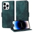 thumbnail image 2 of Funda GANGXUN para iPhone 14 Pro con diseño acolchado elegante, cuero PU, protección total y ajuste preciso, 2 of 5