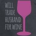 thumbnail image 3 of CafePress - Husband For Wine Long Sleeve Dark T Shirt - Long Sleeve Dark T-Shirt, 3 of 4