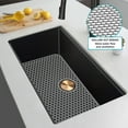 thumbnail image 3 of AEVXKHI Silicone Sink Protector Mat, Nonslip Kitchen Sink Mat, Heat Resistant Mat with Center Drain/Rear Drain Sink Drain Mat, Dishwasher Safe for Kitchen Sink, 3 of 10