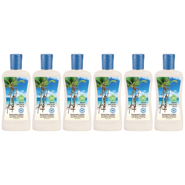 Loción bronceadora Panama Jack con protección solar SPF 30, 177 ml (paquete de 6)