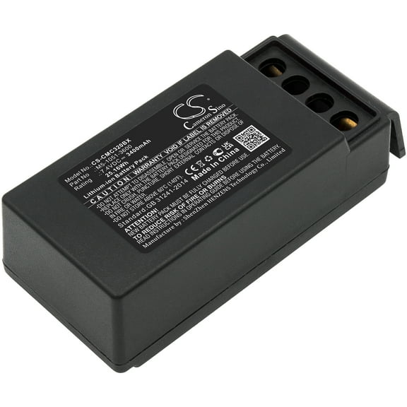 Battery for Cavotec M9-1051-3600 EX MC-3 MC-3000 M5-1051-3600 Remote 3400mAh