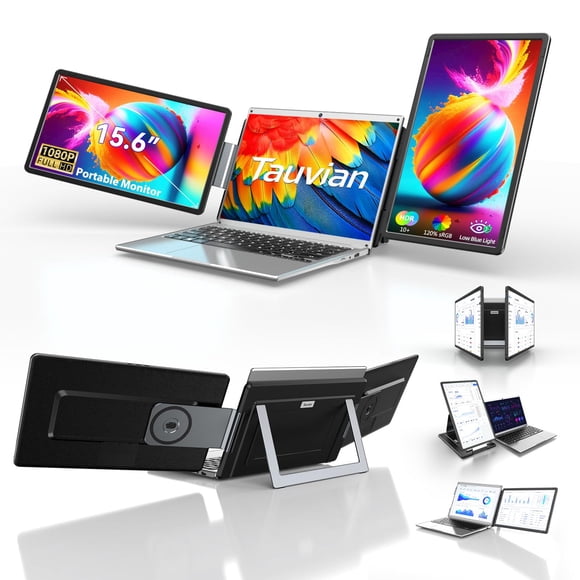 Extensor de pantalla para laptop Tauvian 15.6" FHD IPS USB-C HDMI
