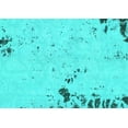 thumbnail image 1 of Ahgly Company Indoor Rectangle Abstract Turquoise Blue Modern Area Rugs, 5' x 8', 1 of 4