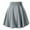 Grey, variant on Fsqjgq High Waist Tennis Skirt for Women Girls Versatile Candy Color Plus Size Flared Pleated Skirt with Shorts Sports Skater Skirts 5XL