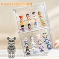 thumbnail image 5 of Clearance！3pcs Clear Acrylic Display Box,Transparent Storage Organizer Case- Dustproof Stackable Storage Bins for Figures Toys Collectibles, 3 Tiers, 5 of 8